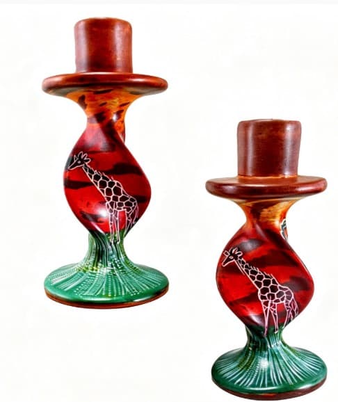 TWISTED CANDLE HOLDER 