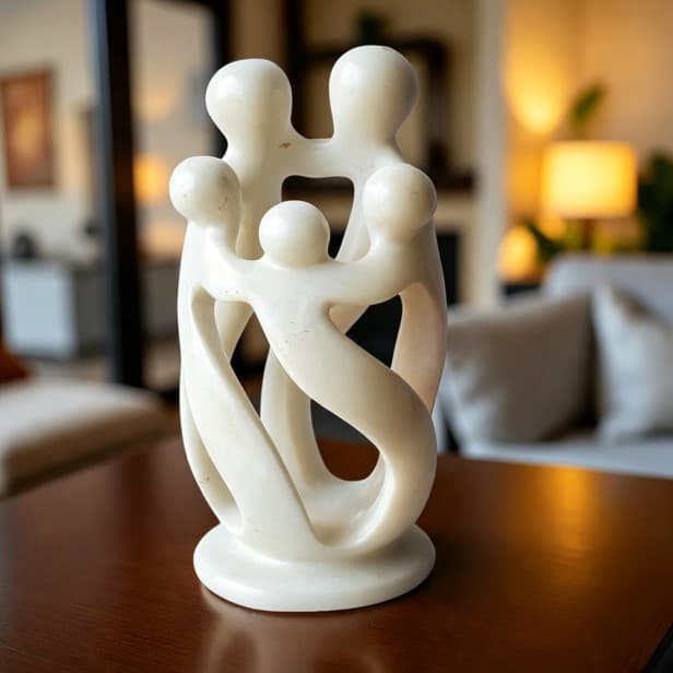  A family of 5 sculpture