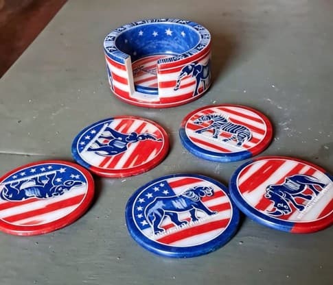 ROUND COASTER SET